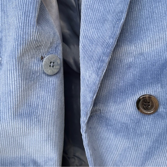 Talbots Double Breasted Corduroy Blazer Fully Lined size 10 NWT - Picture 6 of 13